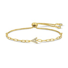 Pavé Initial Pulley Bracelet - Splendid Iris
