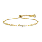 Pavé Initial Pulley Bracelet - Splendid Iris