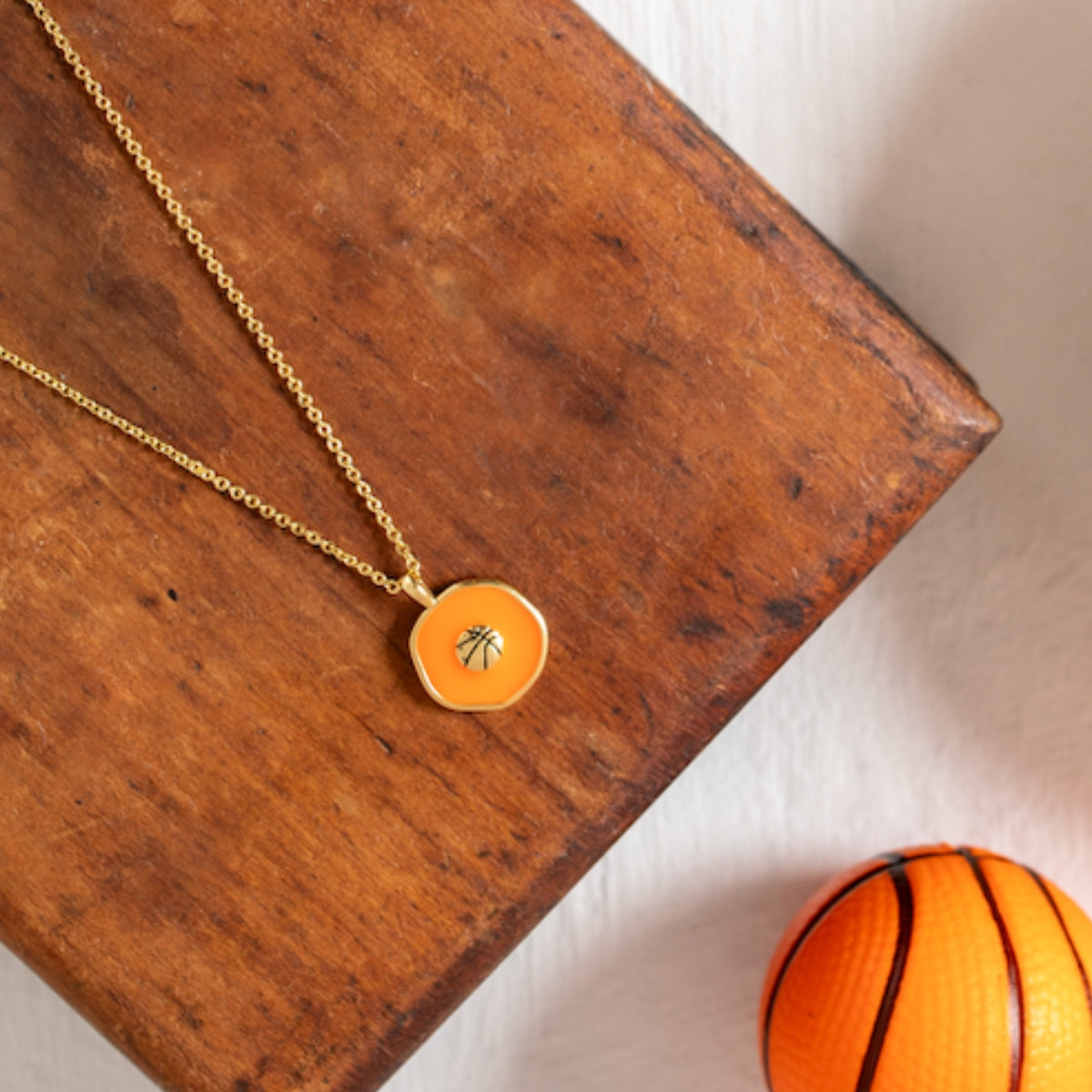 Real basketball hot sale chain necklace