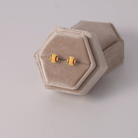 Petite Softball Stud Earrings - Splendid Iris