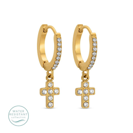 Water Resistant Cross Huggies | Splendid Iris