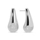 Narrow Teardrop Stud Earrings - Splendid Iris