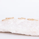 Combo 3 - Delicate Pavé Huggies - Splendid Iris