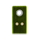 Fleur Studs on Velvet Tag - Splendid Iris