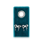 Sweet Bows on Velvet Tag - Splendid Iris