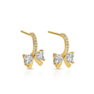 Delicate Bow Earrings - Splendid Iris