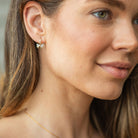 Delicate Bow Earrings - Splendid Iris