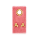 Initial Studs on Velvet Gift Tag - Splendid Iris