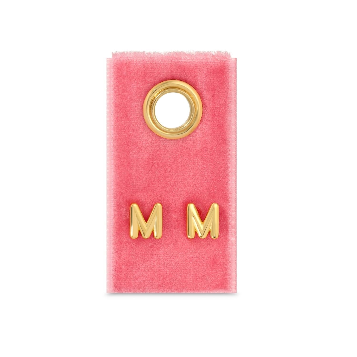 Initial Studs on Velvet Gift Tag - Splendid Iris