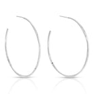 Large Textured Delicate Hoops - Splendid Iris