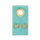 Crab Studs on Velvet Tag - Splendid Iris