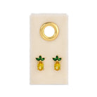 Pineapple Studs on Velvet Tag - Splendid Iris