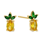 Pineapple Studs on Velvet Tag - Splendid Iris