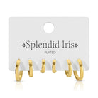 Set of 3 Huggies: Flat Basic Style - Splendid Iris