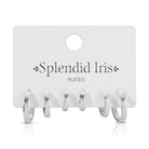 Set of 3 Huggies: Flat Basic Style - Splendid Iris