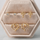 The Faith & Love Trio | Curated Stud Set - Splendid Iris