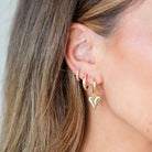Ultra Delicate Petite Hoops - Splendid Iris