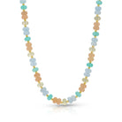 Vibrant Stone Statement Necklace - Splendid Iris