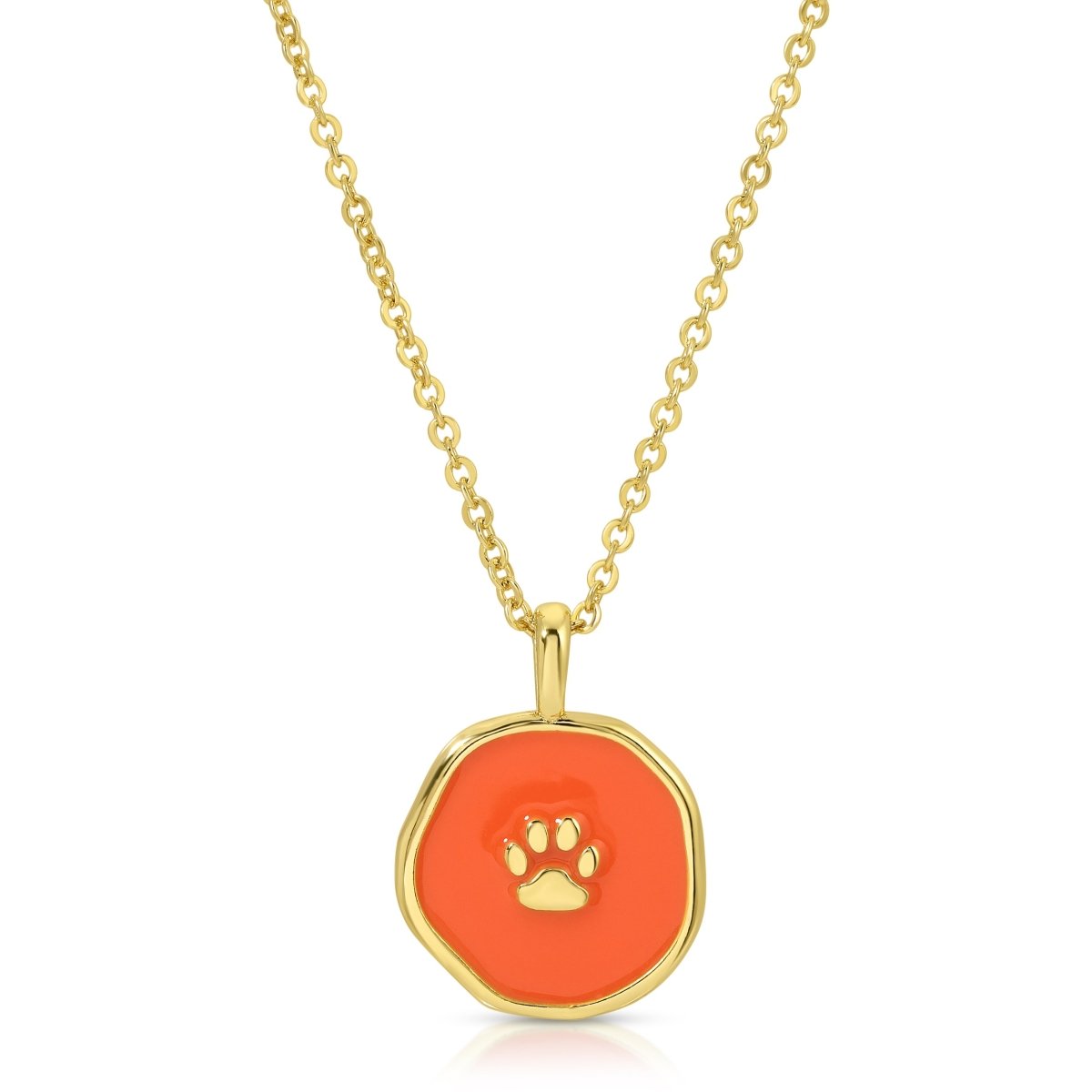 Paw Print Necklace - Splendid Iris
