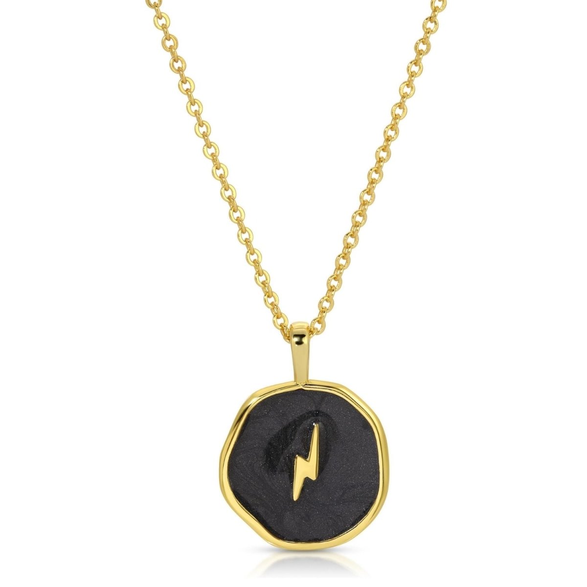 Lightning Strike Pendant Necklace - Splendid Iris