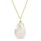 Oval Shell Pendant Necklace - Splendid Iris