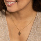 Touch Down! Enamel Football Necklace - Splendid Iris