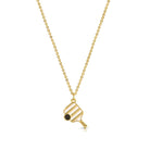 Power Play! Enamel Pickleball Necklace - Splendid Iris