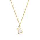 Gameday Spirit! Enamel Megaphone Necklace - Splendid Iris