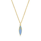 Catch the Wave! Enamel Surfboard Necklace - Splendid Iris