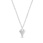 Small Bubble Heart Necklace - Splendid Iris