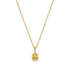 Birthstone Solitaire Necklace - Splendid Iris