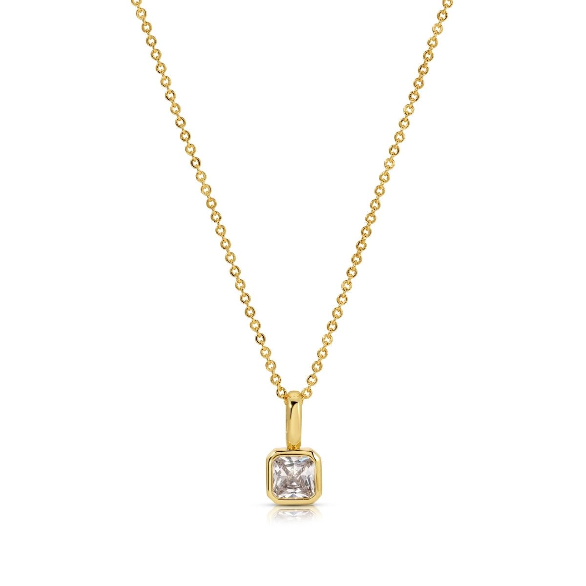 Birthstone Solitaire Necklace - Splendid Iris