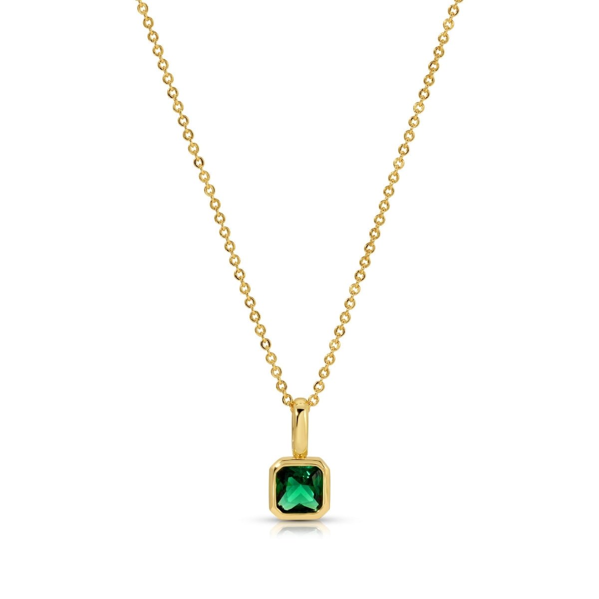 Birthstone Solitaire Necklace - Splendid Iris