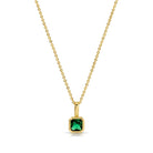 Birthstone Solitaire Necklace - Splendid Iris