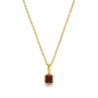 Birthstone Solitaire Necklace - Splendid Iris