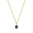 Birthstone Solitaire Necklace - Splendid Iris