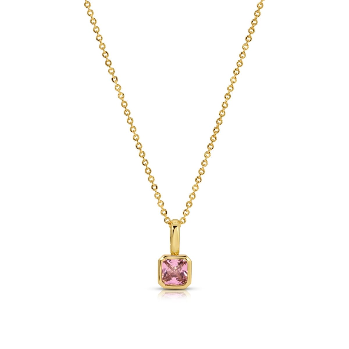 Birthstone Solitaire Necklace - Splendid Iris