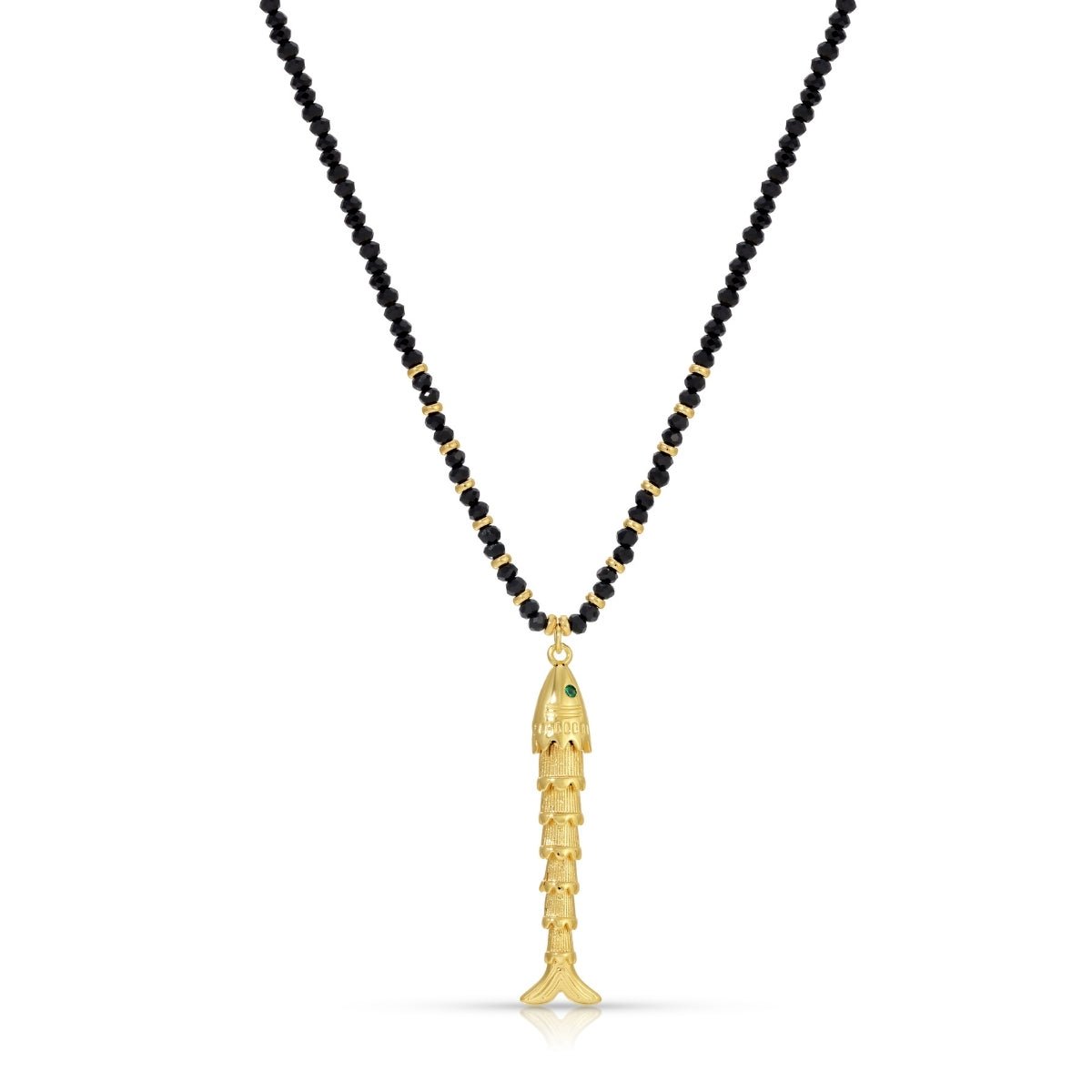Rising Tide Fish Pendant Necklace - Splendid Iris