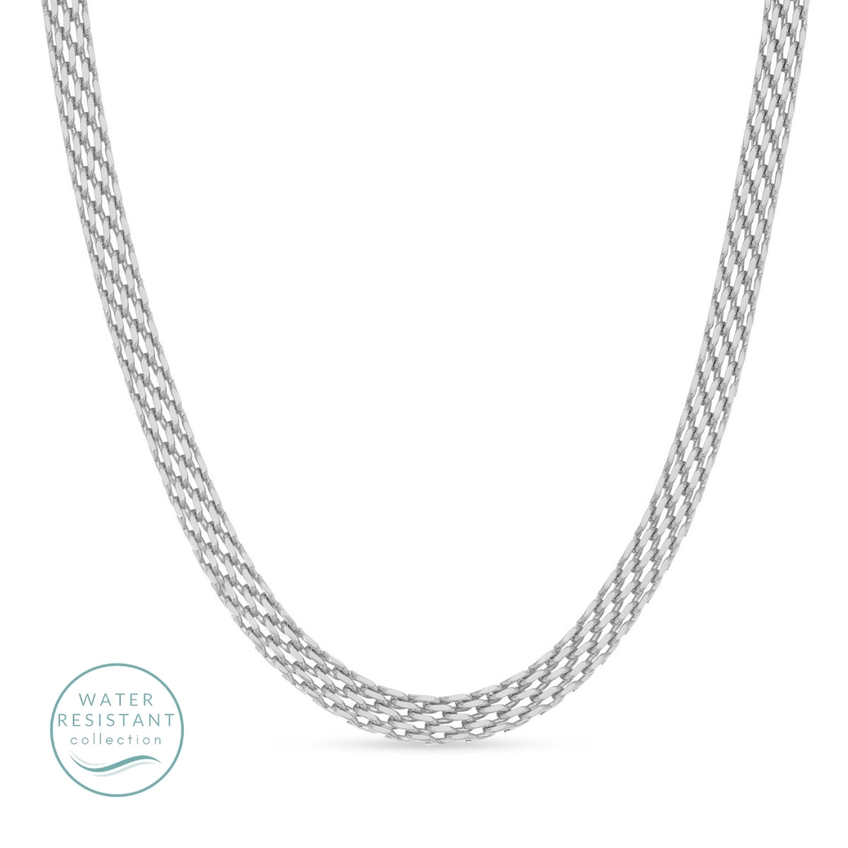Wide Collar Necklace, Water-Resistant - Splendid Iris