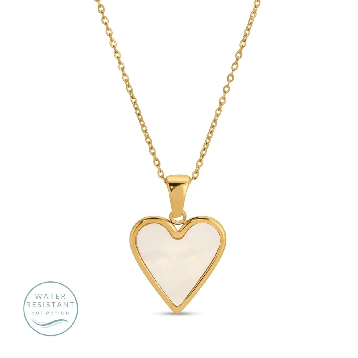 Shell Pendant Necklace - Water Resistant - Splendid Iris