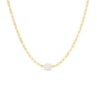 Pearl Accented Necklace - Splendid Iris