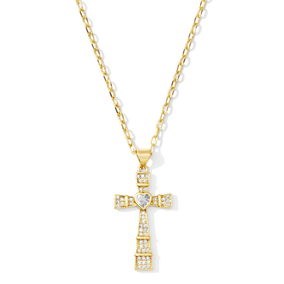 Lovely Cross Pendant Necklace