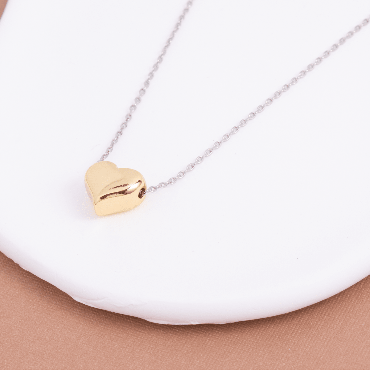 Petite Heart Necklace - Splendid Iris