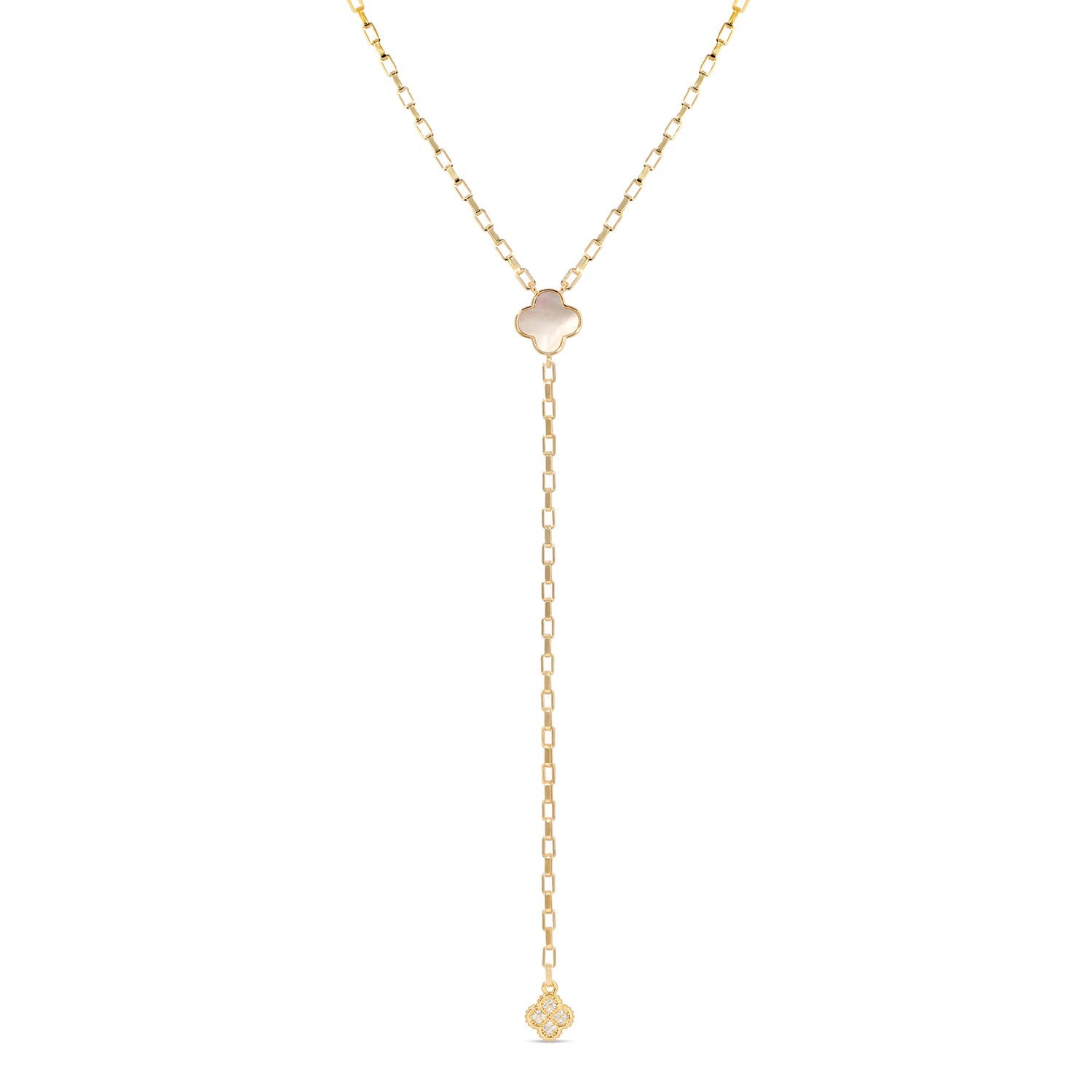 14K Gold Delicate sale Y Necklace