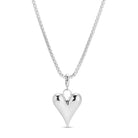 Long or Doubled Up Elongated Bubble Heart Necklace - Splendid Iris
