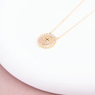 Shimmering Cross Necklace - Splendid Iris