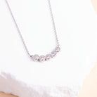 Faux Multi Diamond Necklace - Splendid Iris