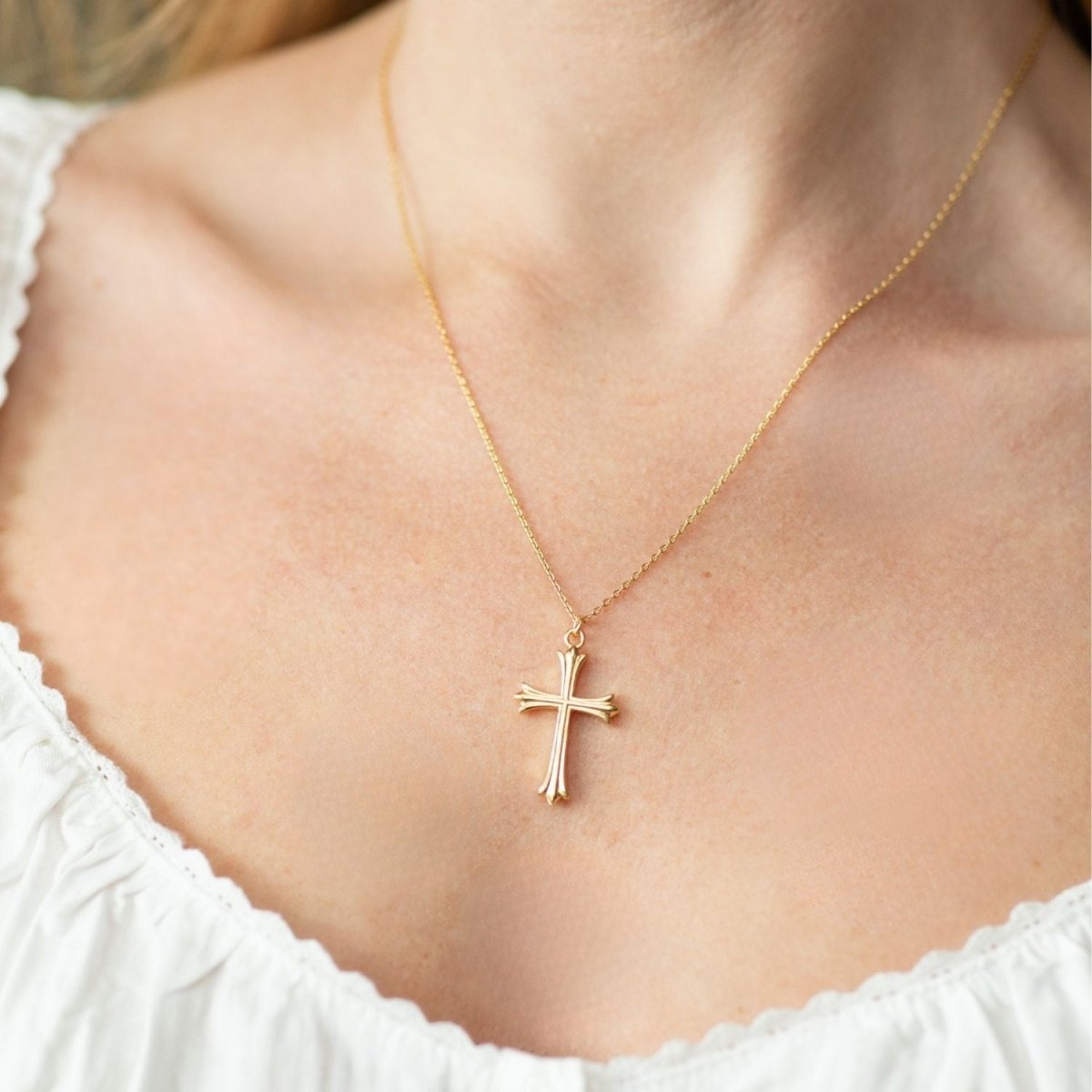 Cross Necklace - Splendid Iris