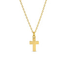 BFF Necklaces - Pair of Cross Necklaces - Splendid Iris