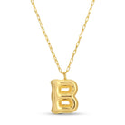 Large Balloon Initial Pendant - Splendid Iris